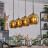 Koyoto Hängeleuchte Glas 20 cm Gold, 4-flammig