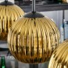 Koyoto Hängeleuchte Glas 15 cm Gold, 4-flammig