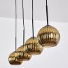 Koyoto Hängeleuchte Glas 15 cm Gold, 4-flammig
