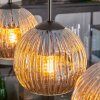 Ripoll Hängeleuchte Glas 15 cm Bernsteinfarben, 4-flammig