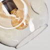 Ripoll Deckenleuchte Glas 15 cm Bernsteinfarben, Klar, 3-flammig