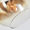 Koyoto Deckenleuchte Glas 15 cm Gold, Klar, 3-flammig
