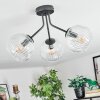Ripoll Deckenleuchte Glas 15 cm Klar, 3-flammig