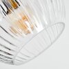 Ripoll Deckenleuchte Glas 15 cm Bernsteinfarben, Klar, Rauchfarben, 3-flammig
