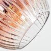 Ripoll Deckenleuchte Glas 15 cm Klar, Kupferfarben, 3-flammig
