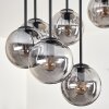 Gastor Deckenleuchte Glas 15 cm Rauchfarben, 9-flammig