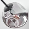 Ripoll Deckenleuchte Glas 15 cm Bernsteinfarben, Klar, Rauchfarben, 3-flammig