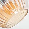 Ripoll Deckenleuchte Glas 15 cm Bernsteinfarben, 3-flammig