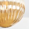 Chehalis Deckenleuchte Glas 15 cm Bernsteinfarben, 5-flammig
