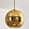 Koyoto Hängeleuchte Glas 30 cm Gold, Schwarz, 1-flammig