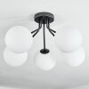 Gastor Deckenleuchte Glas 15 cm Weiß, 5-flammig