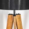 Soungou Stehleuchte 38 cm Naturfarben, Schwarz, 1-flammig