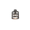 Reality Duncan Deckenleuchte LED Dunkelbraun, Nickel-Matt, 1-flammig