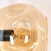 Ripoll Stehleuchte Glas 15 cm Bernsteinfarben, Klar, Rauchfarben, 5-flammig