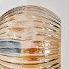 Ripoll Wandleuchte Glas 15 cm Gold, Schwarz, 3-flammig