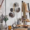 Ripoll Wandleuchte Glas 15 cm Gold, Schwarz, 3-flammig