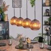 Koyoto Hängeleuchte Glas 20 cm Kupferfarben, 4-flammig