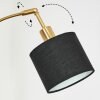 Bassagoda Stehleuchte Messing, Schwarz, 5-flammig