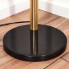 Cavaca Stehleuchte Messing, Schwarz, 5-flammig