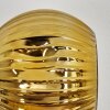Ripoll Wandleuchte Glas 15 cm Gold, Schwarz, 3-flammig