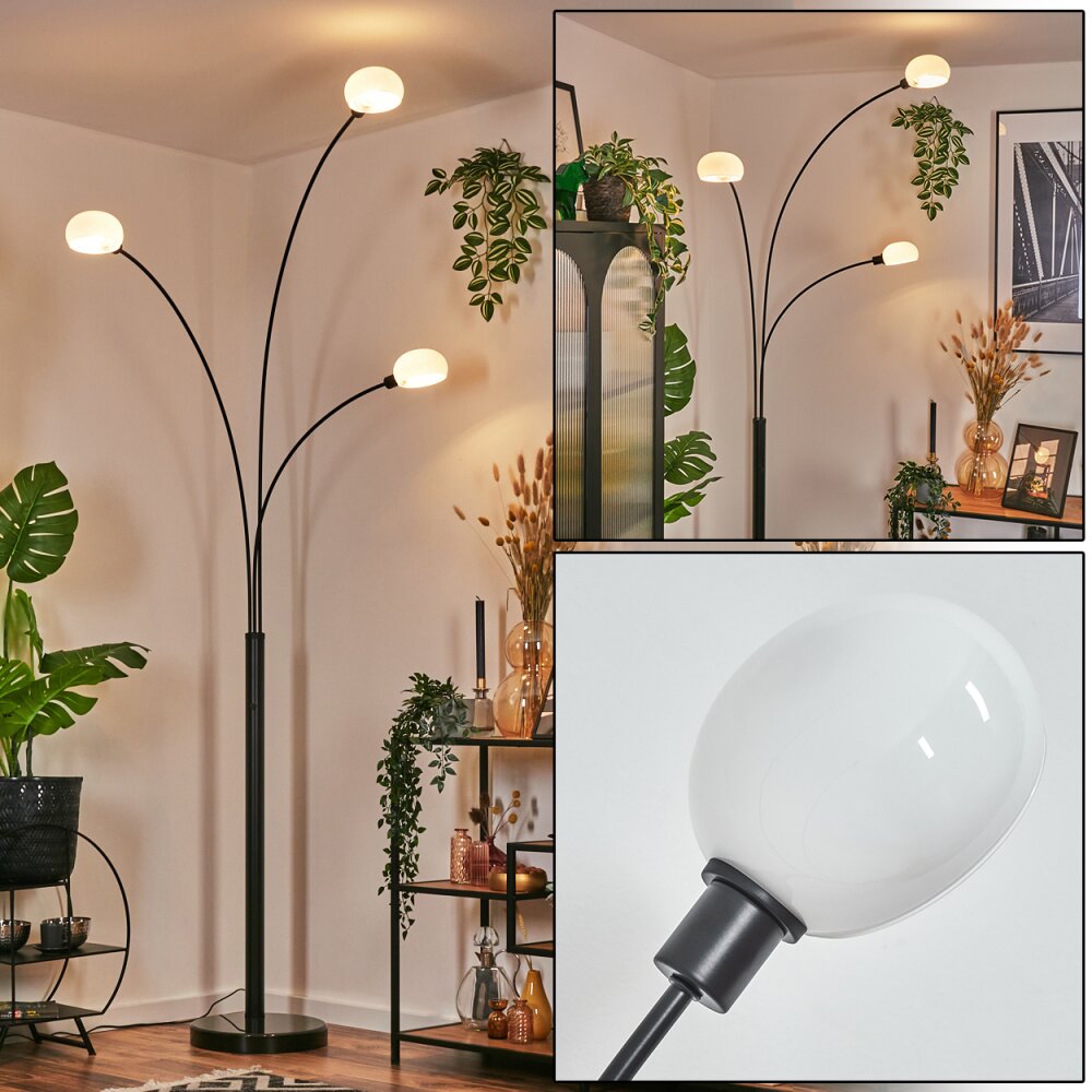 Nikkala Stehleuchte Schwarz, 3-flammig main product photo