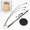 Lindberg Stehleuchte Chrom, Schwarz, 3-flammig