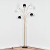 Bassagoda Stehleuchte Messing, Schwarz, 5-flammig