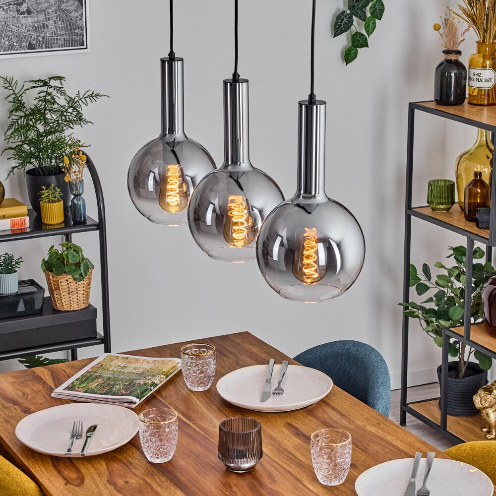 Tador Hängeleuchte Schwarz, 3-flammig main product photo