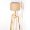 Soungou Stehleuchte 38 cm Naturfarben, Schwarz, 1-flammig
