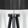 Soungou Stehleuchte 38 cm Chrom, Schwarz, 1-flammig