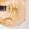 Ripoll Stehleuchte Glas 15 cm Bernsteinfarben, 6-flammig