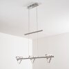 Windsor Pendelleuchte LED Chrom, Nickel-Matt, 9-flammig