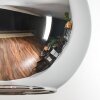 Koyoto Stehleuchte Glas 20 cm Schwarz, 1-flammig