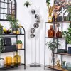 Ripoll Stehleuchte Glas 15 cm Chrom, Klar, Rauchfarben, 6-flammig