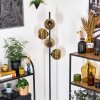 Koyoto Stehleuchte Glas 15 cm Gold, 4-flammig