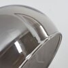 Nikkala Stehleuchte Chrom, Schwarz, 5-flammig