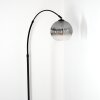 Koyoto Stehleuchte Glas 20 cm Schwarz, 1-flammig