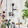 Ripoll Wandleuchte Glas 15 cm Klar, 3-flammig