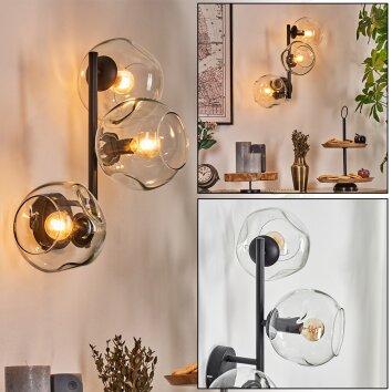 Ripoll Wandleuchte Glas 15 cm Klar, 3-flammig Ripoll Wandleuchte Glas 15 cm Klar, 3-flammig