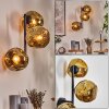 Ripoll Wandleuchte Glas 15 cm Gold, 3-flammig