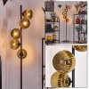 Koyoto Stehleuchte Glas 15 cm Gold, 5-flammig