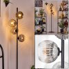 Ripoll Stehleuchte Glas 15 cm Chrom, Klar, Rauchfarben, 4-flammig