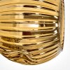 Ripoll Stehleuchte Glas 15 cm Gold, 4-flammig