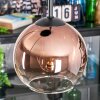 Koyoto Hängeleuchte Glas 15 cm Klar, Kupferfarben, 3-flammig