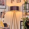 Saladillo Stehleuchte 50 cm Holz hell, Weiß, 1-flammig