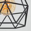 Yaak Stehleuchte Nickel-Matt, Schwarz, Weiß, 3-flammig