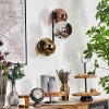 Ripoll Wandleuchte Glas 15 cm Chrom, Gold, Kupferfarben, Rauchfarben, 3-flammig