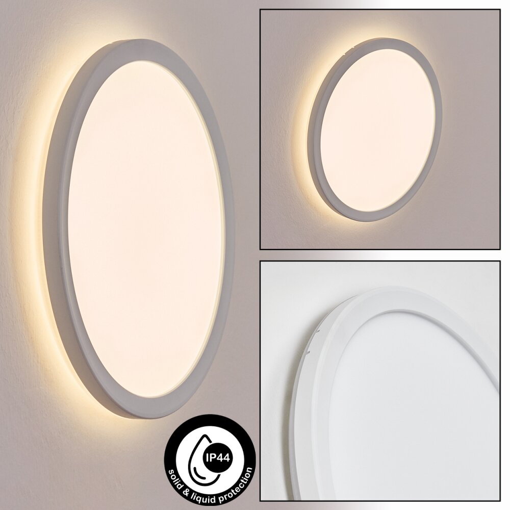 Qadir Außenwandleuchte LED Weiß, 1-flammig main product photo