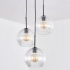 Koyoto Hängeleuchte Glas 25 cm Klar, 3-flammig