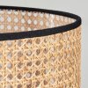 Ramila Hängeleuchte 40 cm Naturfarben, Schwarz, 1-flammig